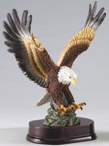 Eagle in Flight GA129 12" Height